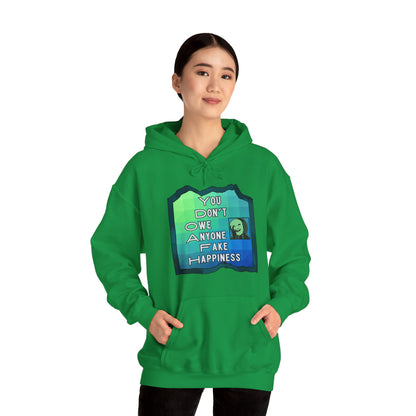 Fake Happiness Unisex Heavy Blend™ Hooded Sweatshirt