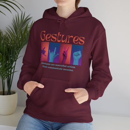 Gestures Unisex Heavy Blend™ Hooded Sweatshirt