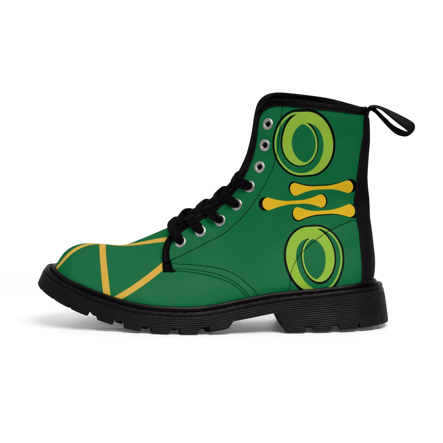 Green Scream Women's Canvas Boots