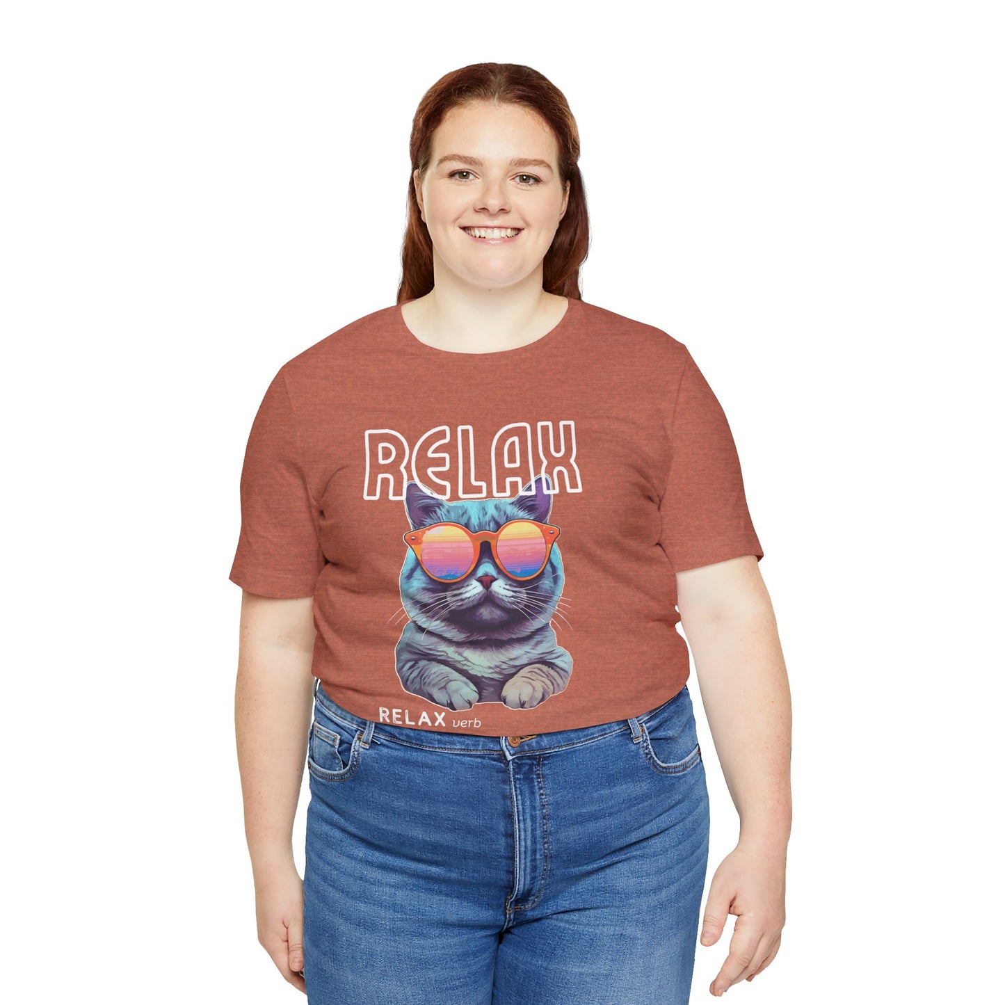 Kitty Says Relax Unisex Jersey Short Sleeve Tee