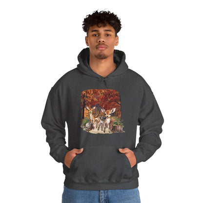 Autumn Fawns Unisex Heavy Blend™ Hooded Sweatshirt