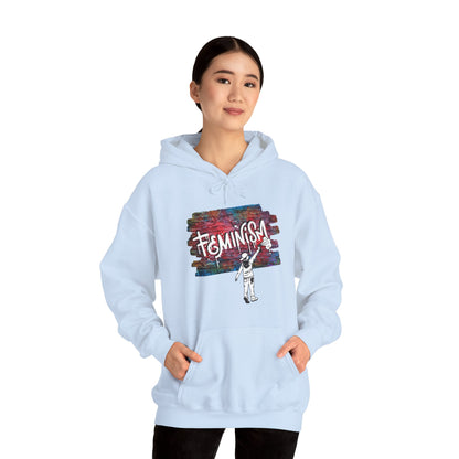 Street Art Feminism Unisex Heavy Blend™ Hooded Sweatshirt