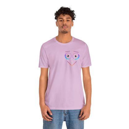 Neon Happy Face Unisex Jersey Short Sleeve Tee