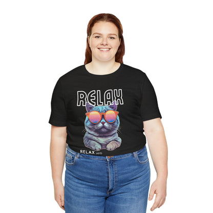 Kitty Says Relax Unisex Jersey Short Sleeve Tee