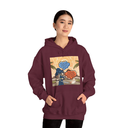 The Epic Spicy Tuna Roll Battle of 2023 Unisex Heavy Blend™ Hooded Sweatshirt