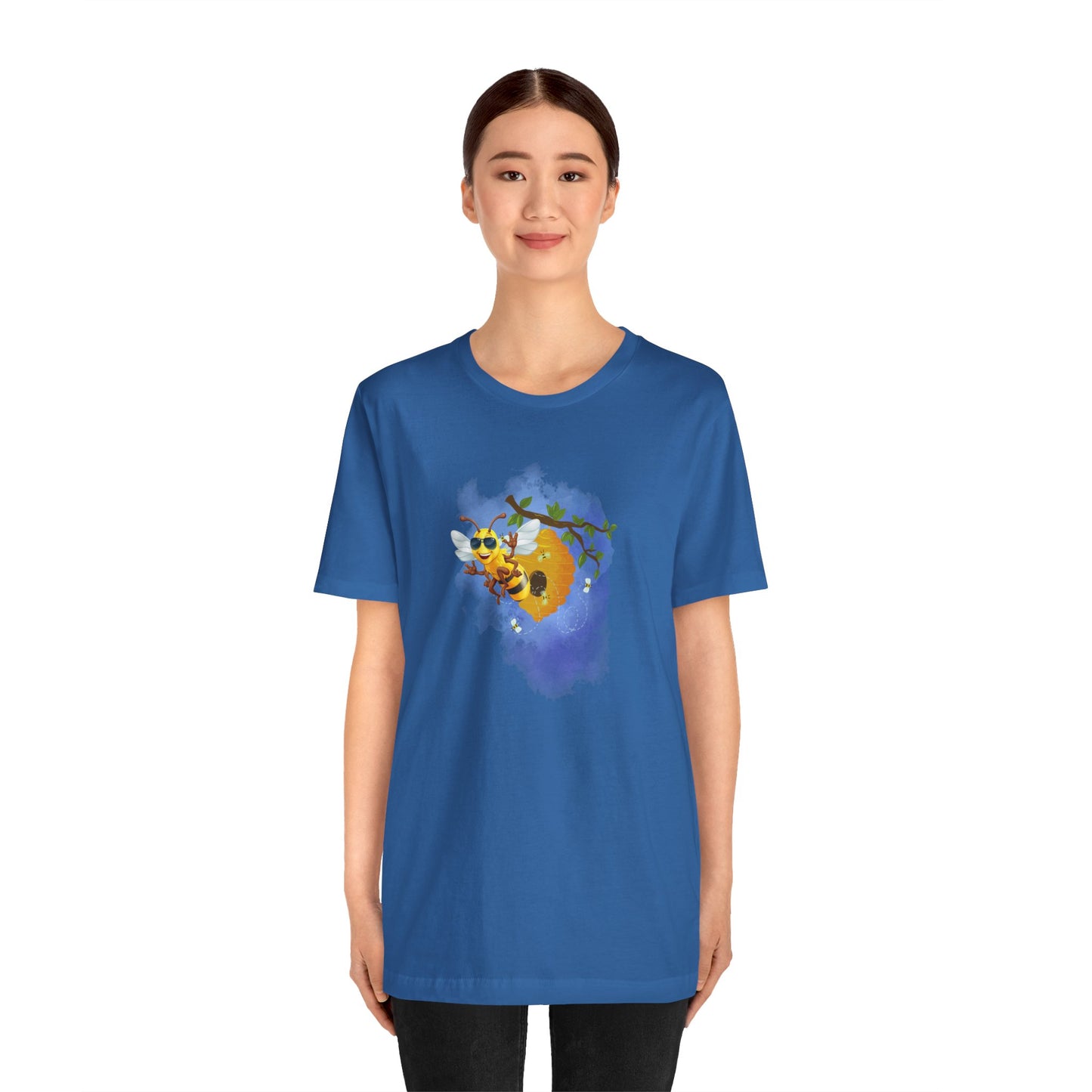 Super Cool Bee Unisex Jersey Short Sleeve Tee